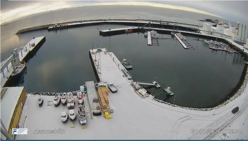 Webcam en direct de Akranes, Vesturland, Islande