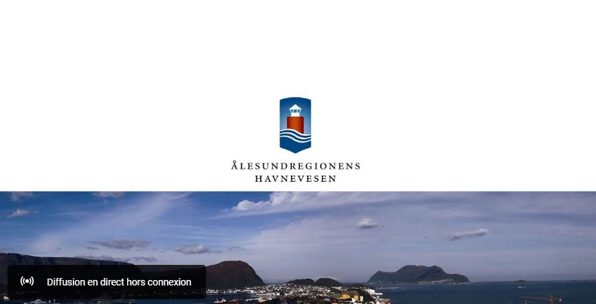 Webcam en direct de Alesund, Vestlandet, Norvège