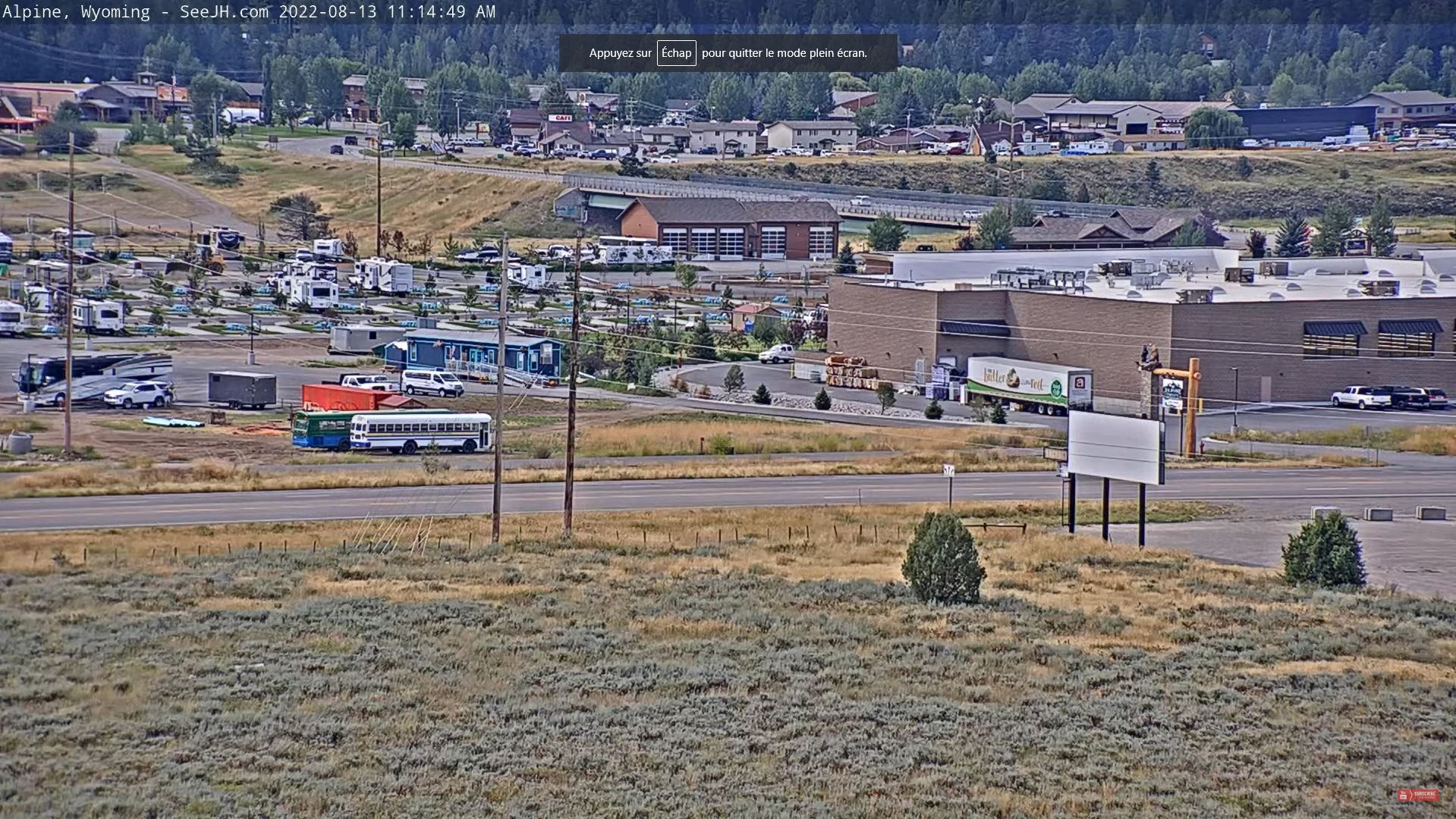 Webcam en direct de Alpine, Wyoming, USA