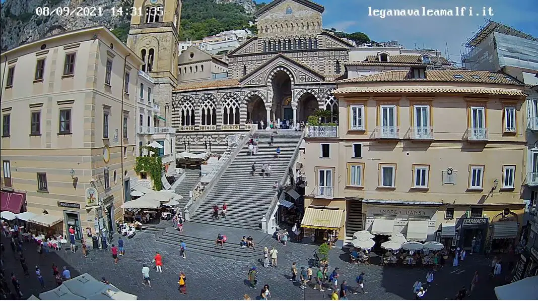 Webcam en direct de Amalfi, Campanie, Italie