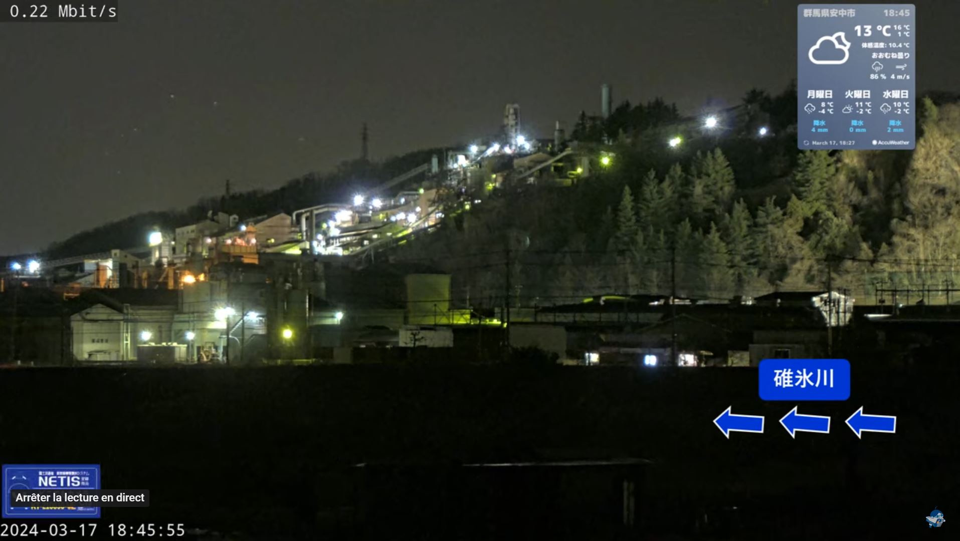Webcam en direct de Annaka, Gunma, Japon