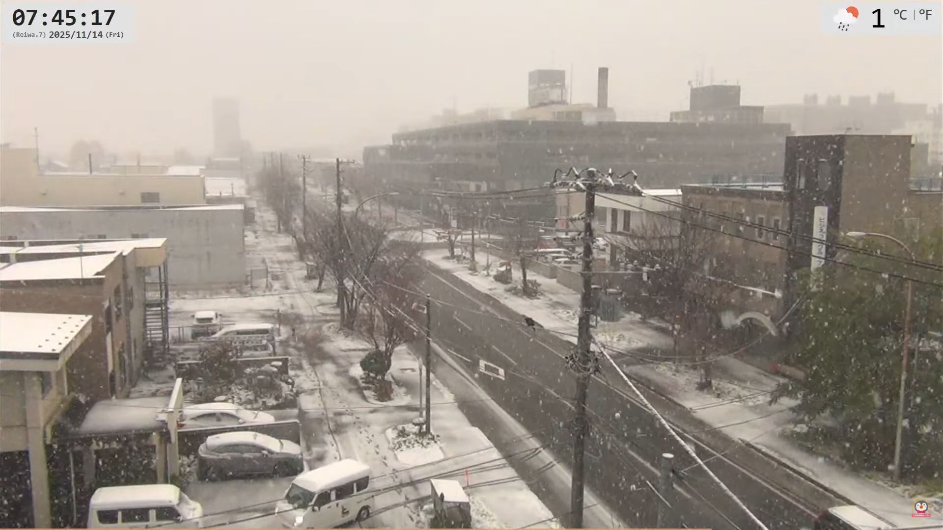 Webcam en direct de Asahikawa, Hokkaido, Japon