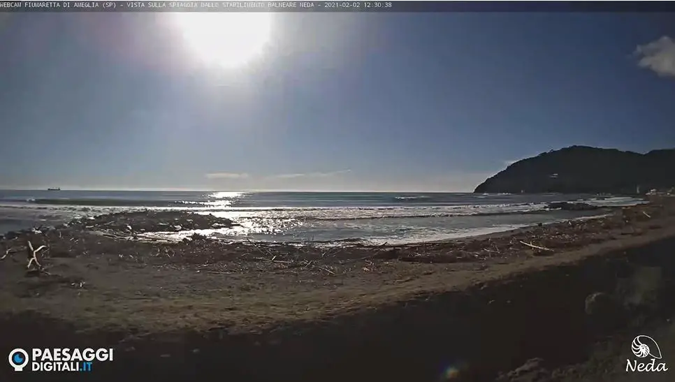 Webcam en direct de Fiumaretta di Ameglia, Ligurie, Italie
