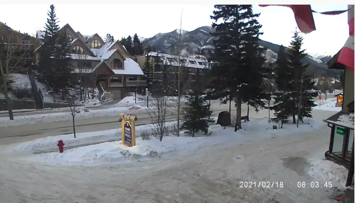 Webcam en direct de Banff, Alberta, USA
