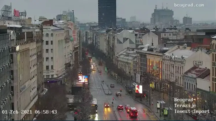 Webcam en direct de Belgrade, Beograd, Serbie