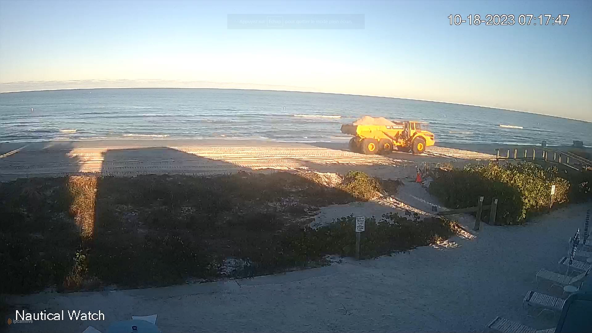 Webcam en direct de Belleair Beach, Floride, USA