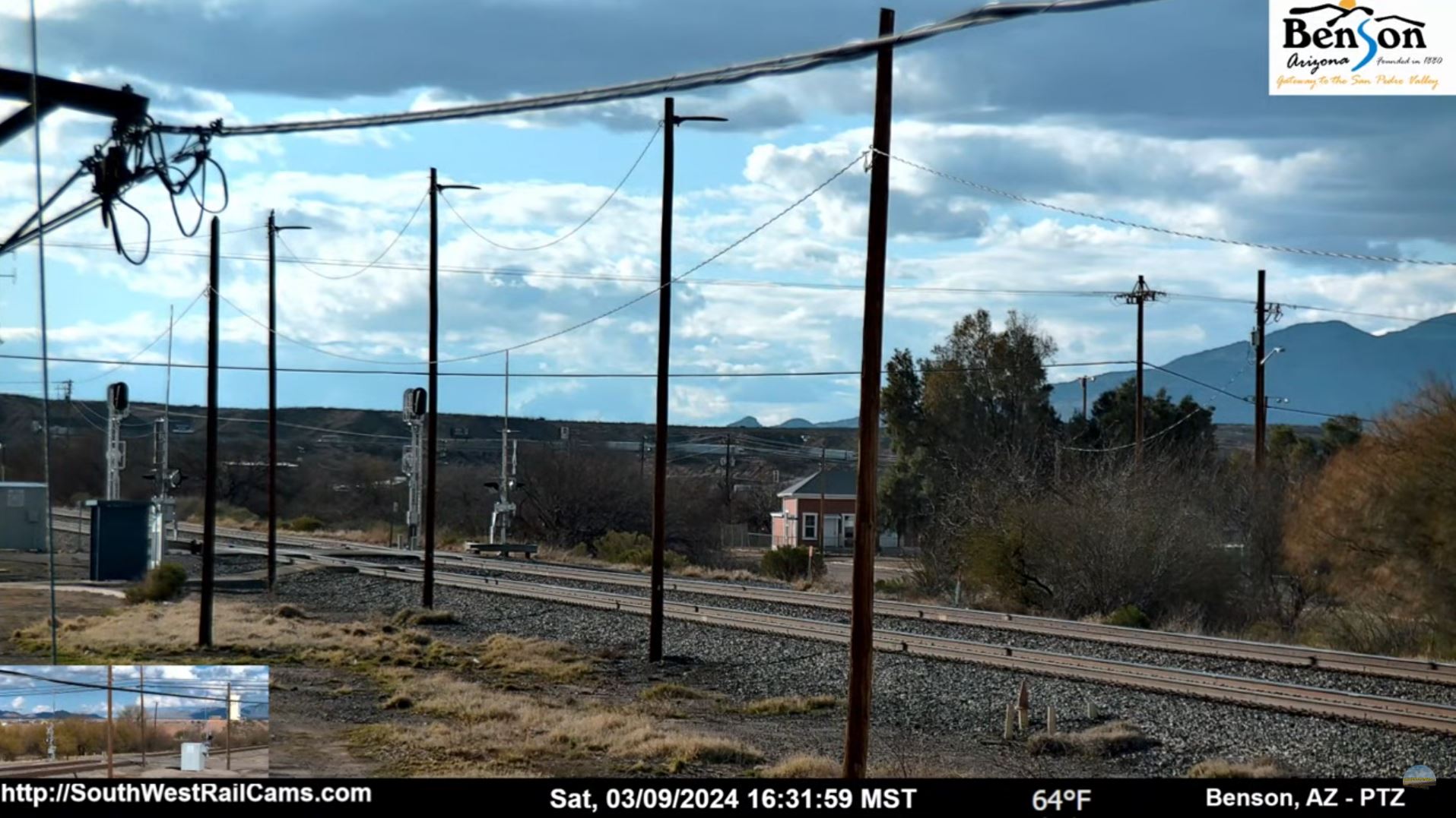 Webcam en direct de Benson, Arizona, USA