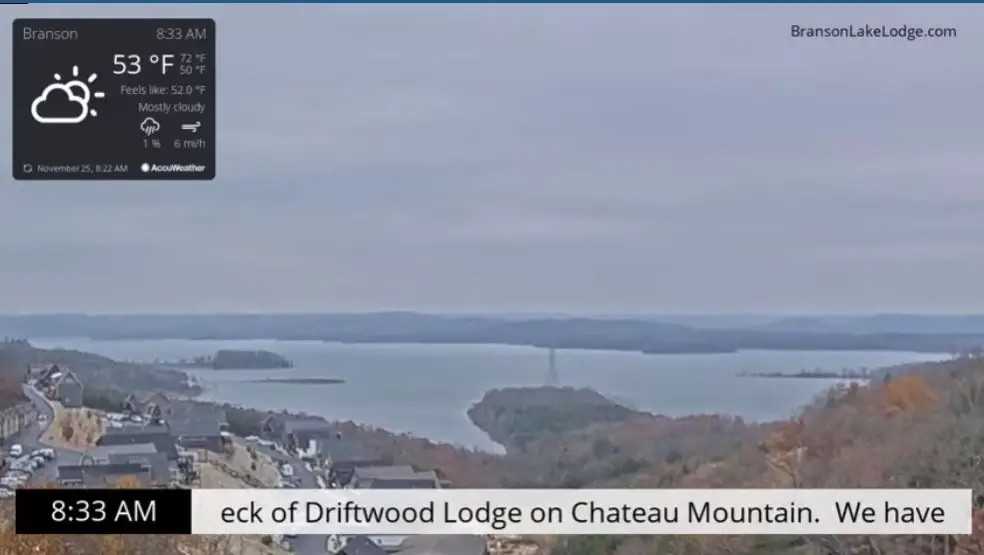 Webcam en direct de Branson, Missouri, USA