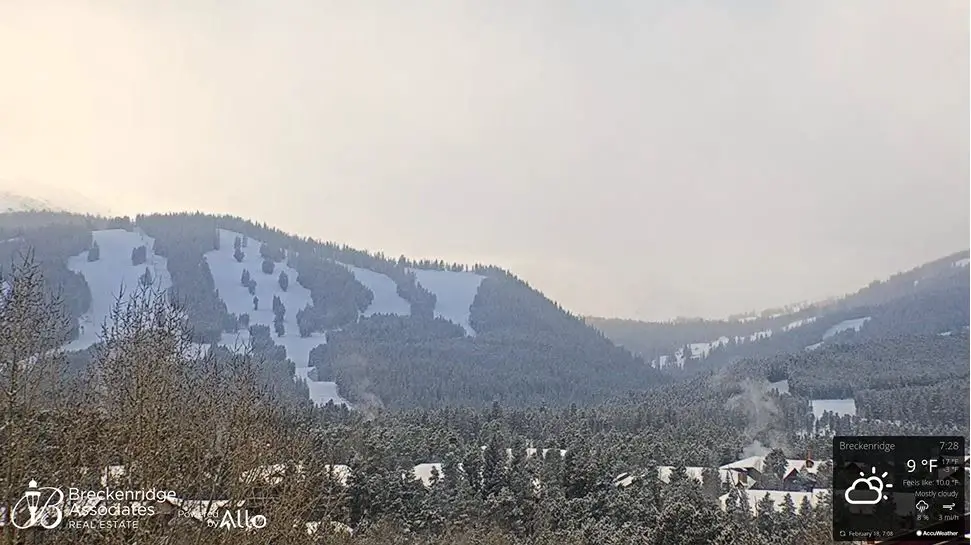 Webcam en direct de Brekenridge, Colorado, USA