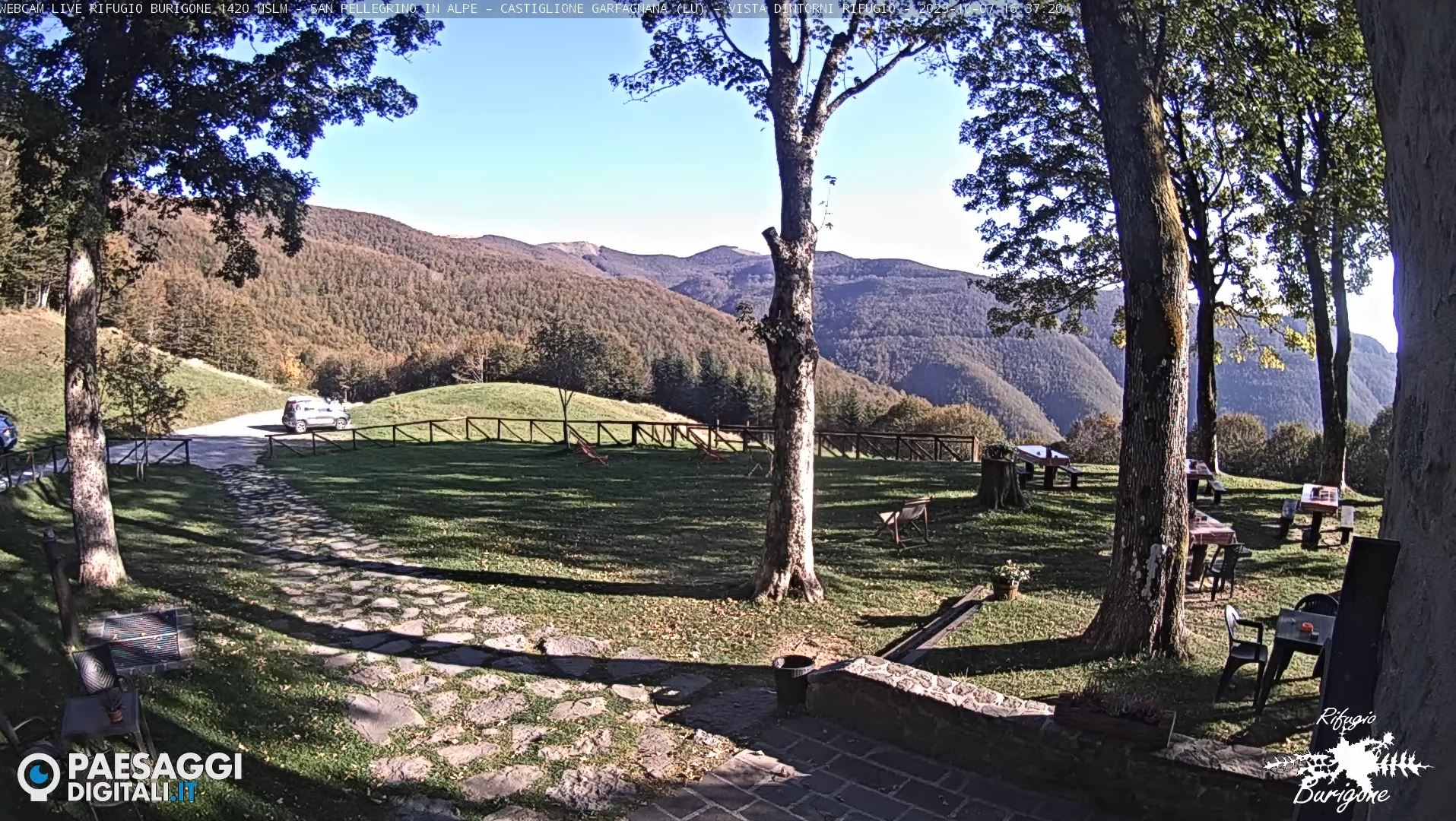 Webcam en direct de Rifugio Burigone, Toscane, Italie