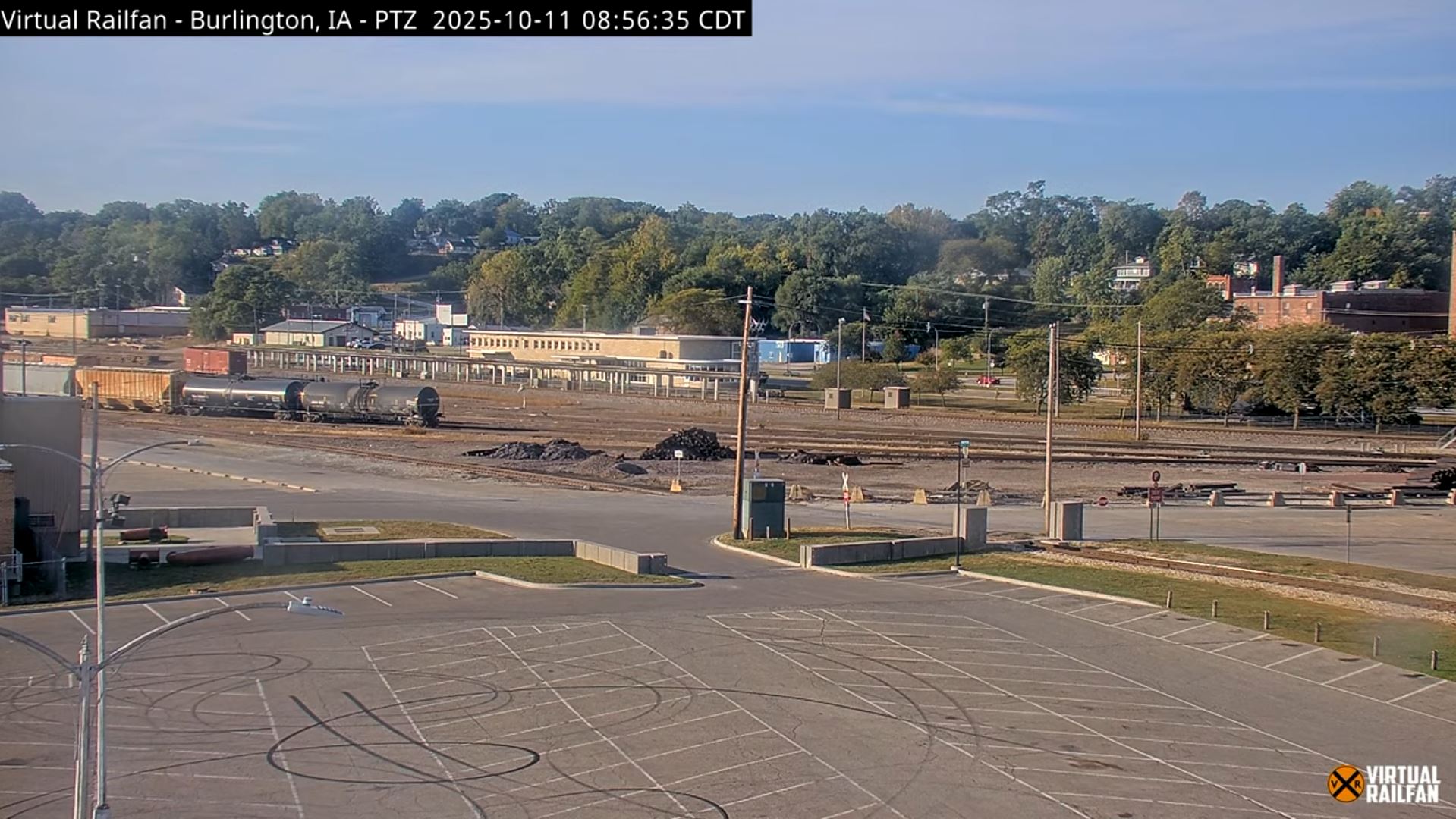Webcam en direct de Burlington Railfan, Iowa, USA