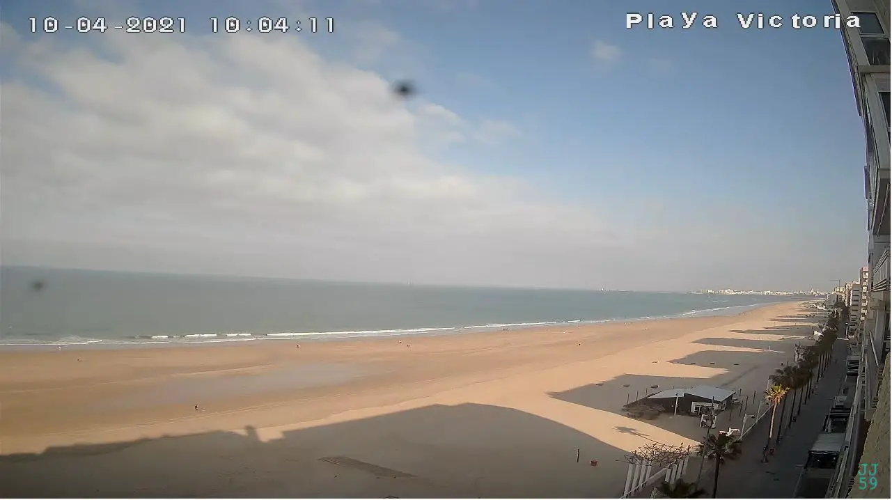 Webcam en direct de Cadiz - Playa Victoria, Andalousie, Espagne