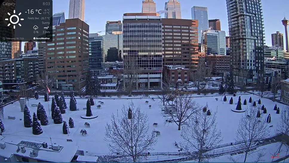 Webcam en direct de Calgary, Alberta, Canada