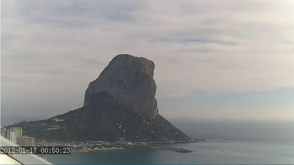 Webcam en direct de Calpe, Alicante, Espagne