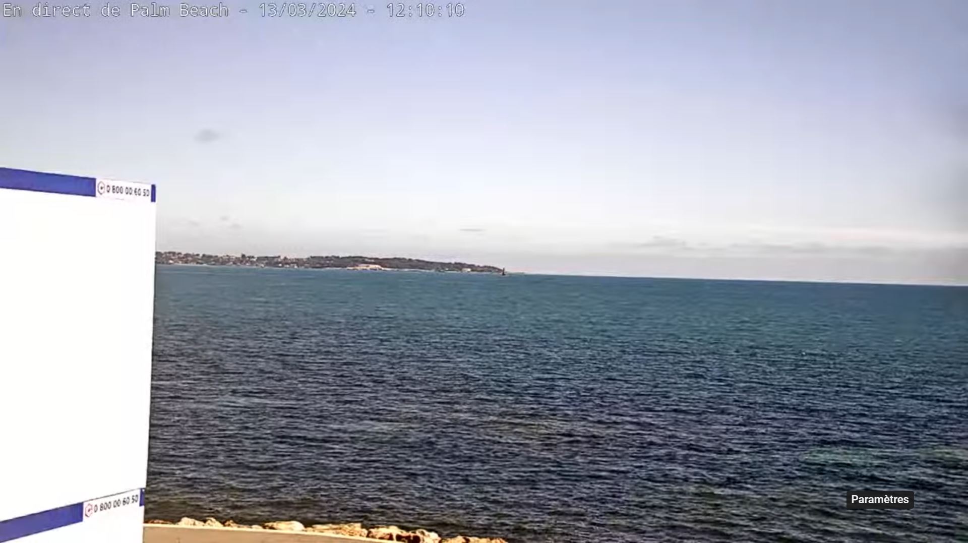 Webcam en direct de Cannes - Plage Thales, Provence-Alpes-Côte d'Azur, France