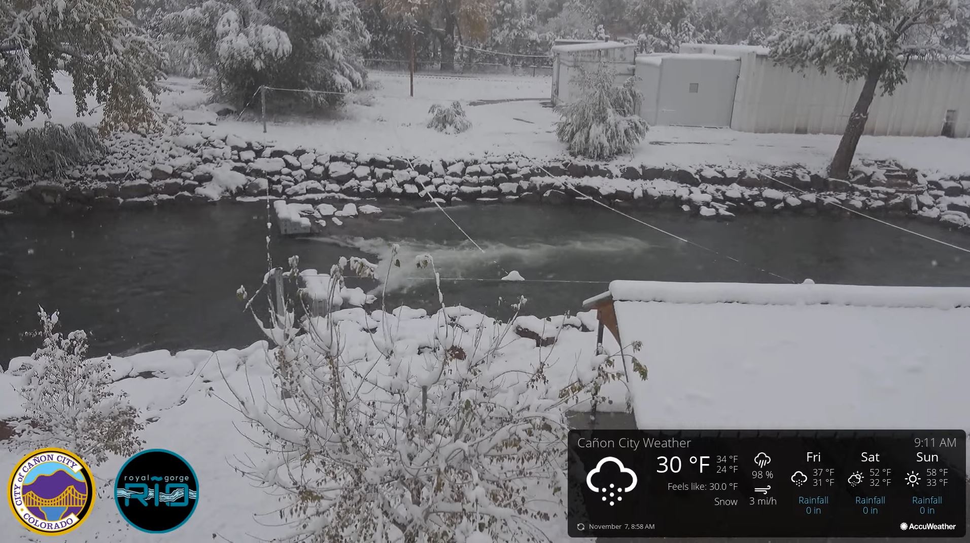 Webcam en direct de Canon City, Colorado, USA