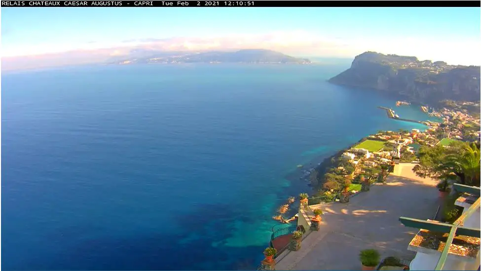 Webcam en direct de Capri, campanie, Italie