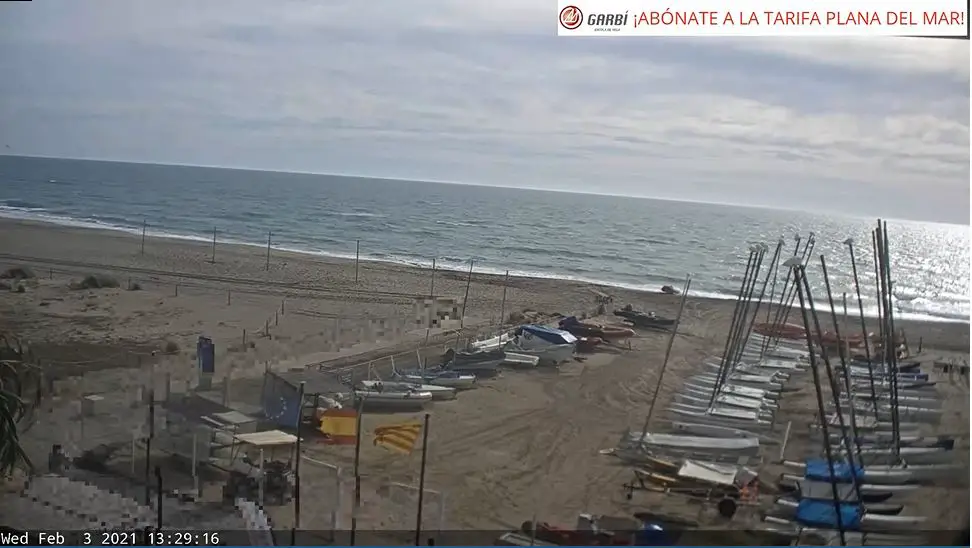 Webcam en direct de Castelldefels, Catalogne, Espagne