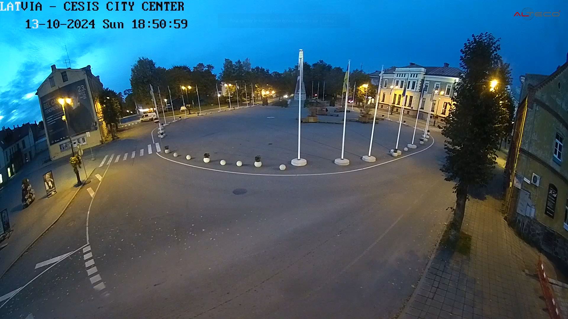 Webcam en direct de Cesis, Vidzeme, Lettonie