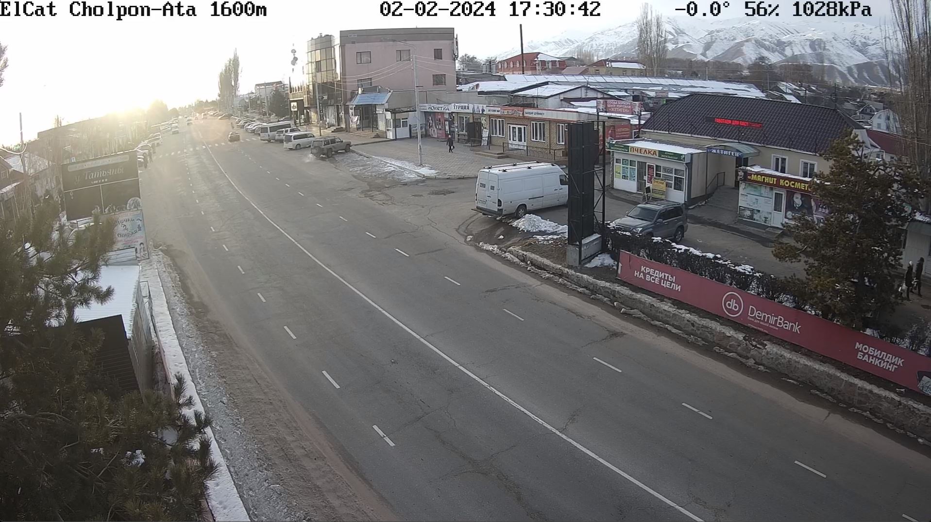 Webcam en direct de Cholpon-Ata, Kirghizistan