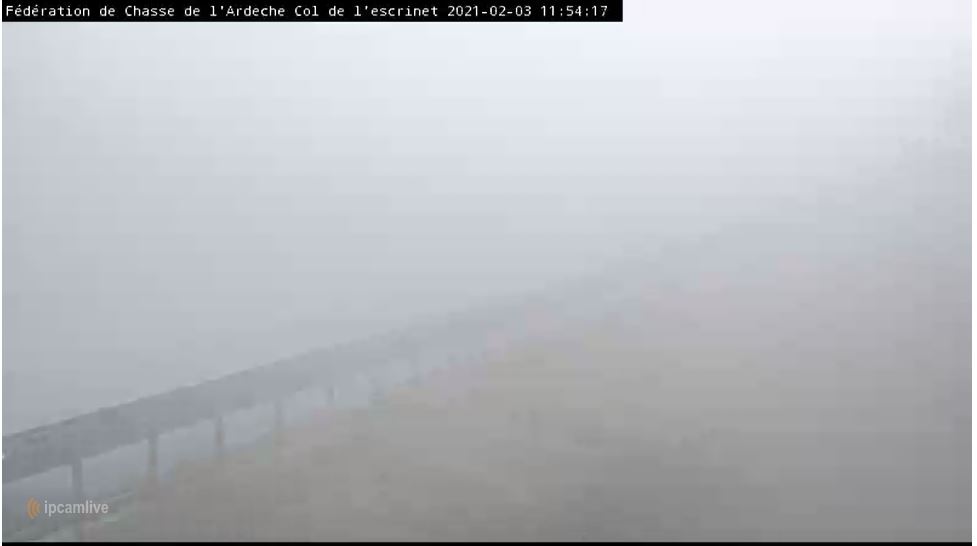 Webcam en direct de Col de l´Escrinet, Auvergne-Rhône-Alpes, France