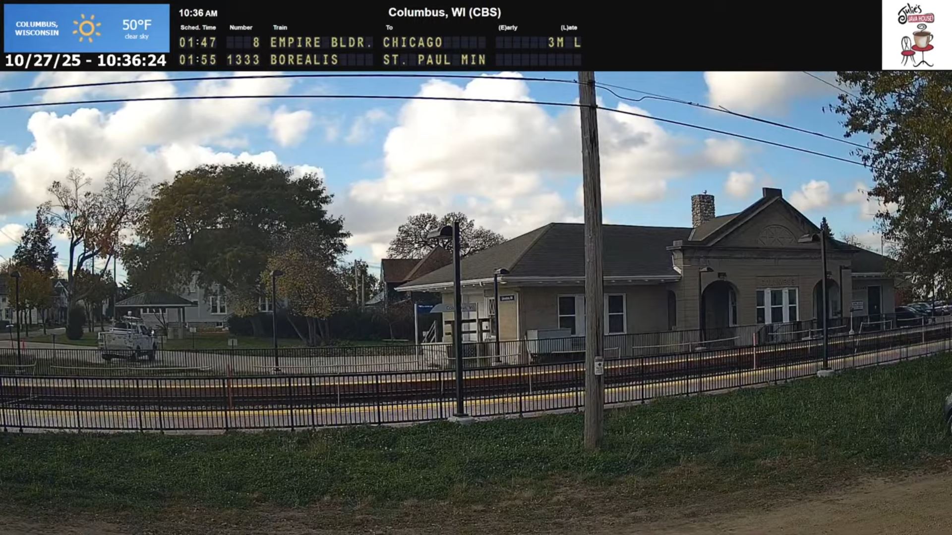 Webcam en direct de Colombus, Wisconsin, USA