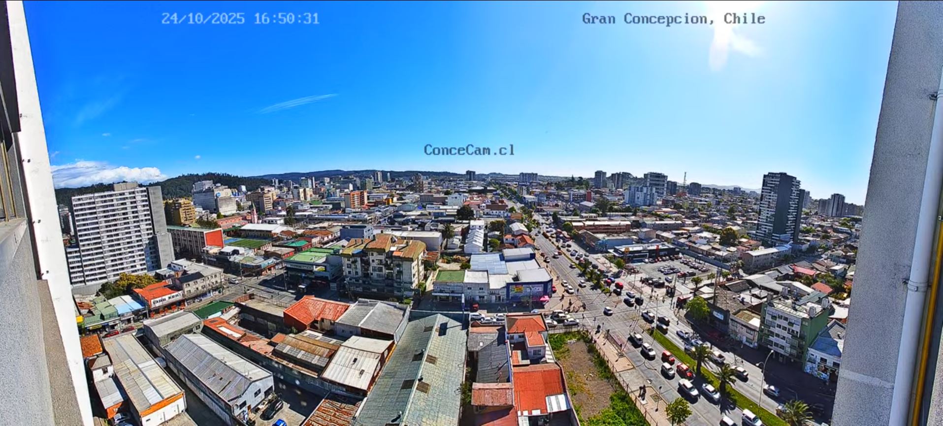 Webcam en direct de Concepción, Biobio, Chili