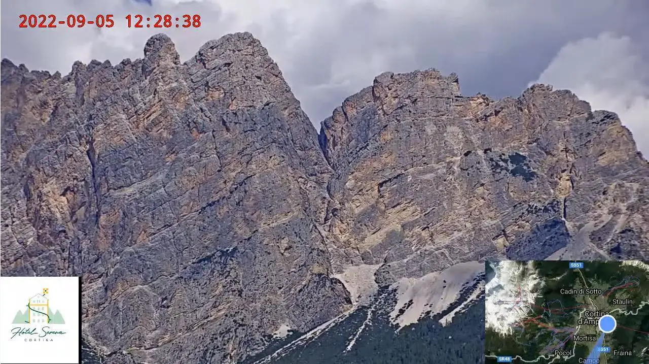 Webcam en direct de Cortina d'Ampezzo, Vénétie, Italie
