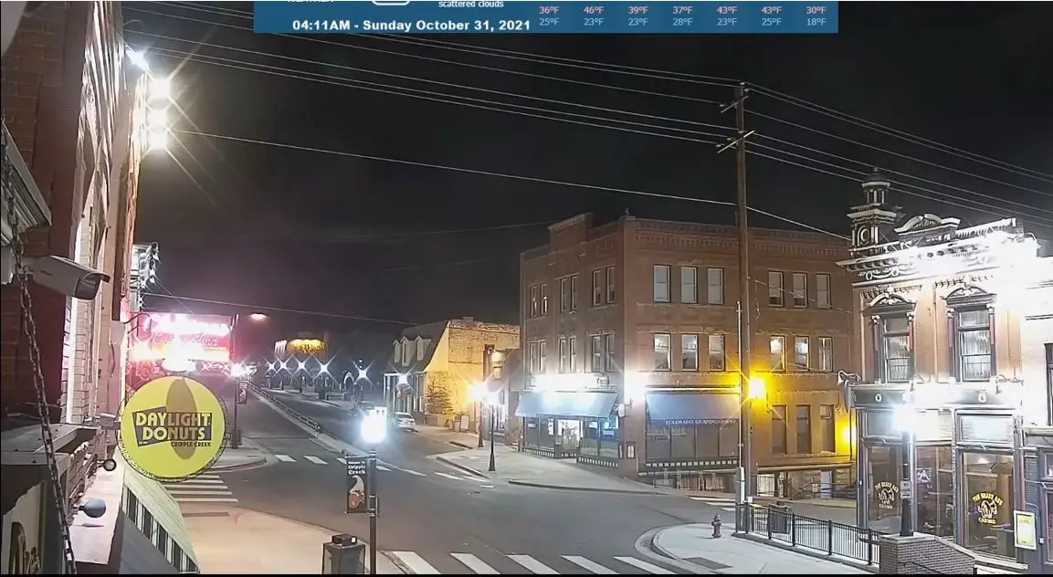 Webcam en direct de Cripple Creek, Colorado, USA
