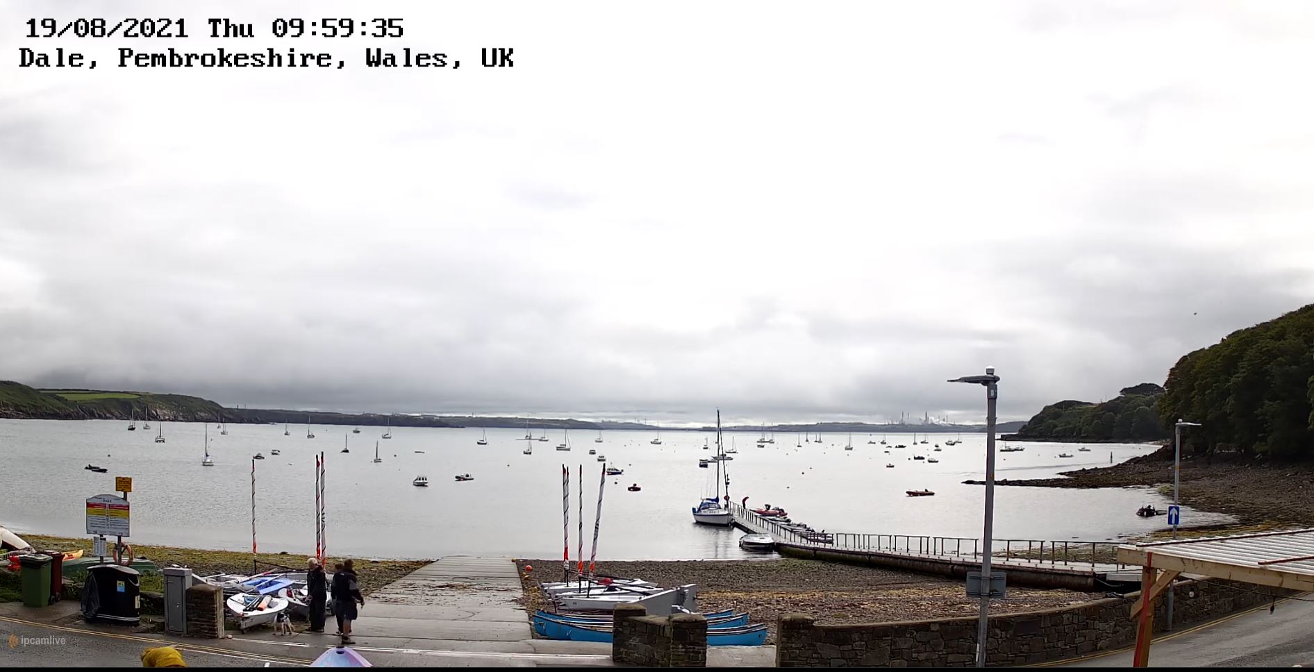 Webcam en direct de Dale, Pembrokeshire, Ecosse