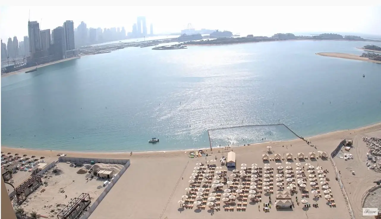 Webcam en direct de Dubai - Fairmont Palm, Dubai, Emirats Arabes Unis