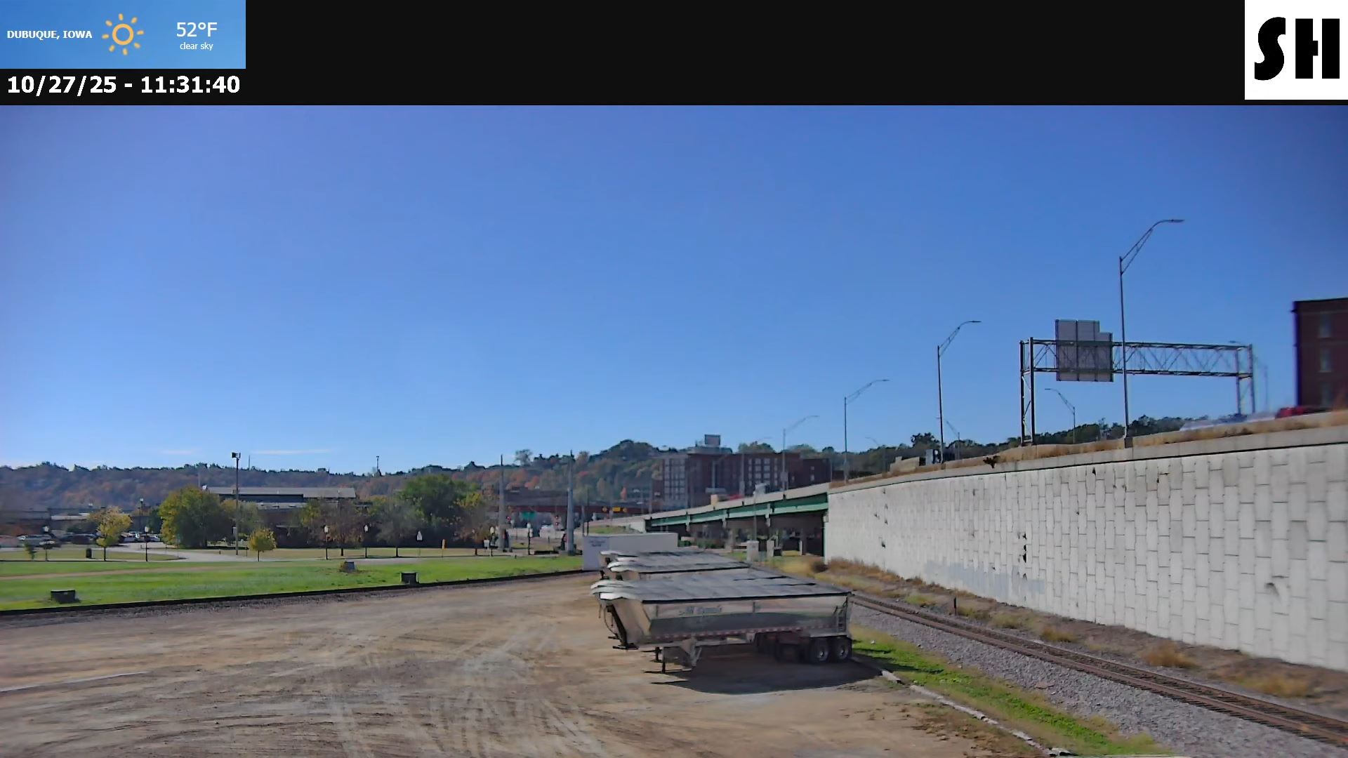 Webcam en direct de Dubuque, Iowa, USA