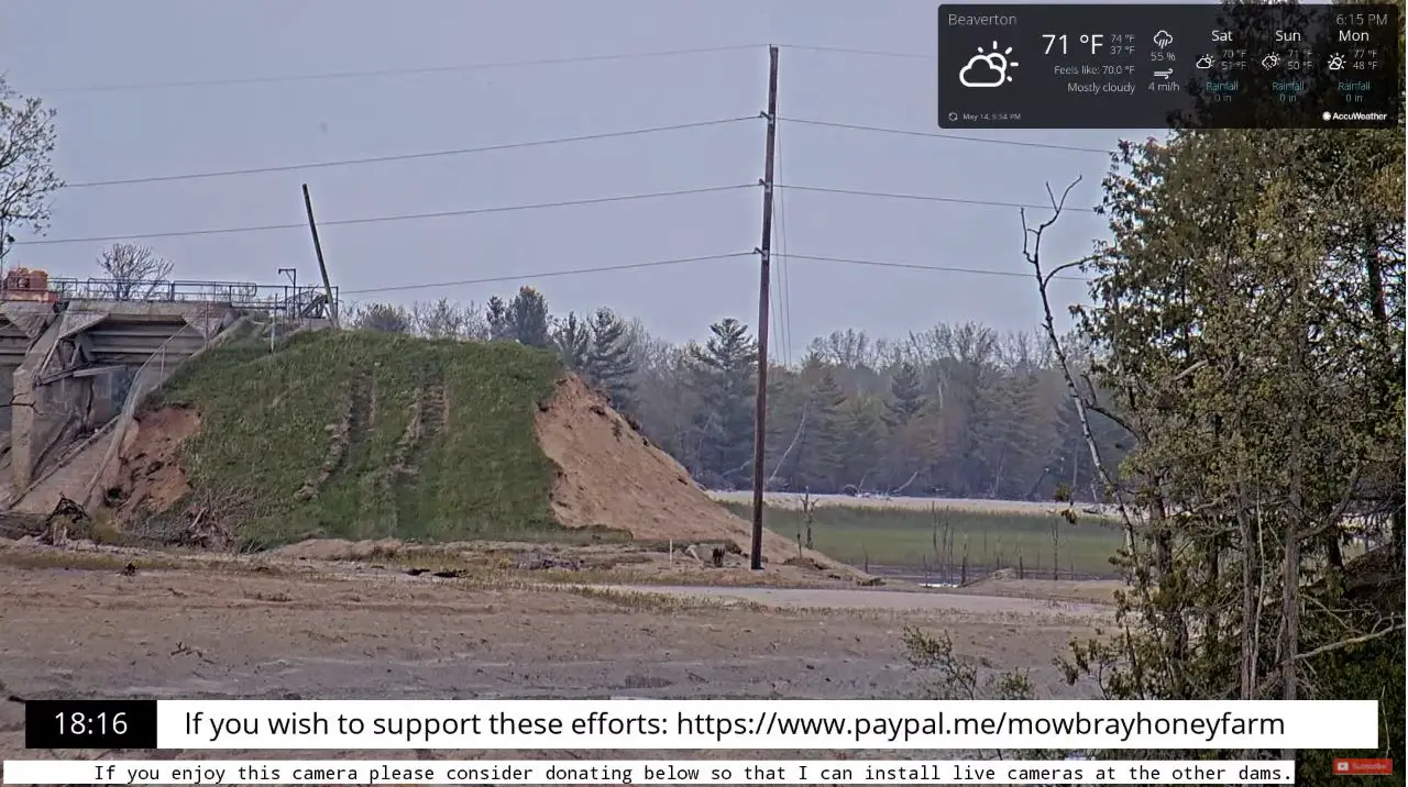 Webcam en direct de Edenville, Michigan, USA