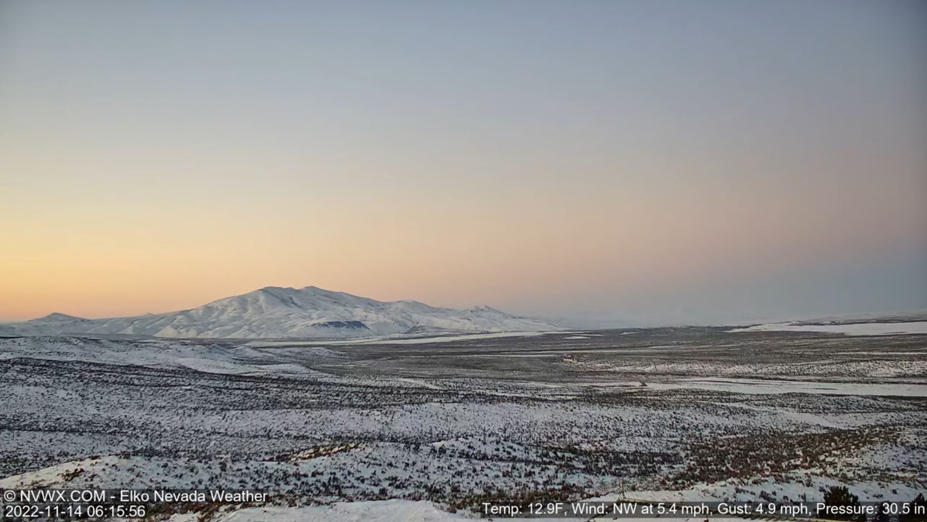 Webcam en direct de Elko, Nevada, USA