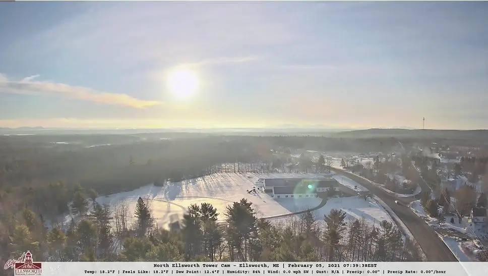 Webcam en direct de Ellsworth, Maine, USA