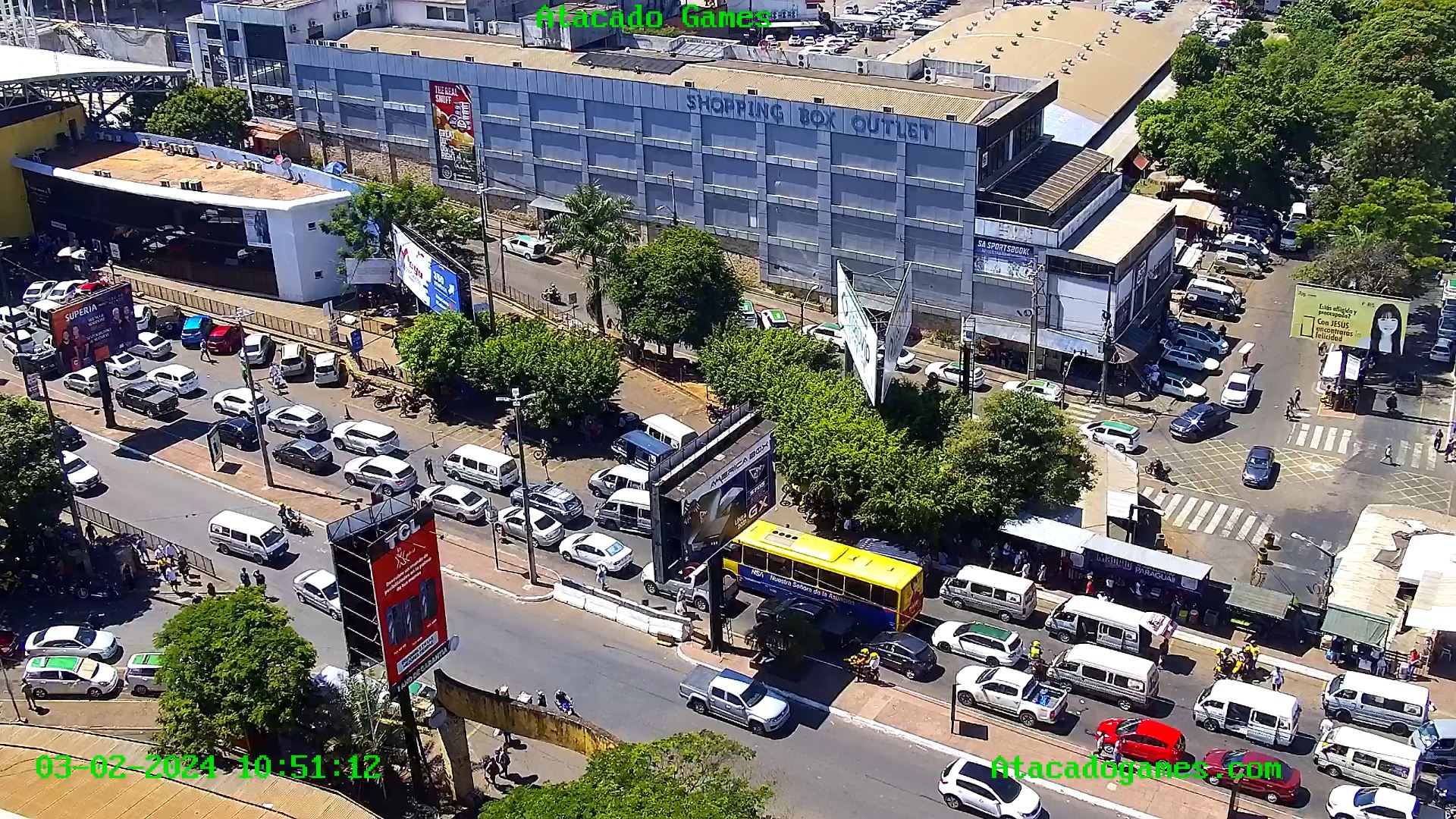 Webcam en direct de Ciudad del este, Alto Parana, Paraguay