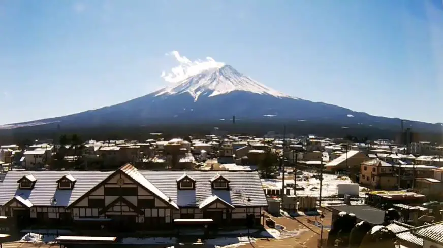 Webcam en direct de Fujikawagushiko, Chubu, Japon