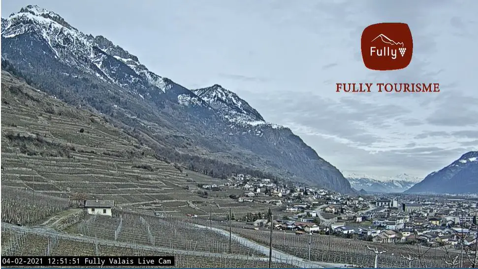 Webcam en direct de Fully, Valais, Suisse