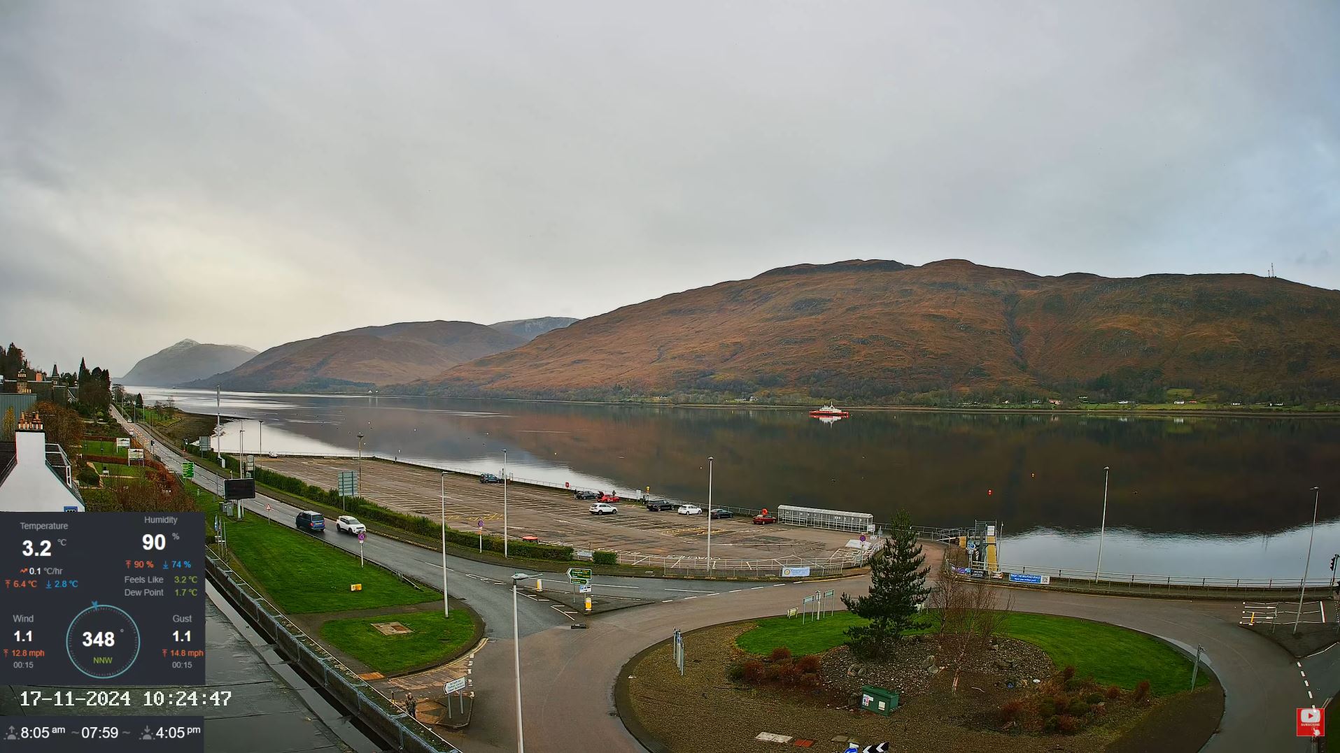 Webcam en direct de Fort William, Highland, Ecosse