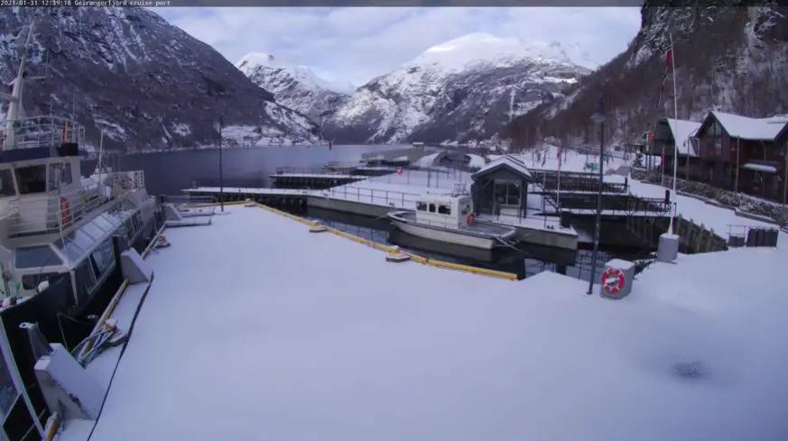 Webcam en direct de Geiranger, Sunnmore, Norvège