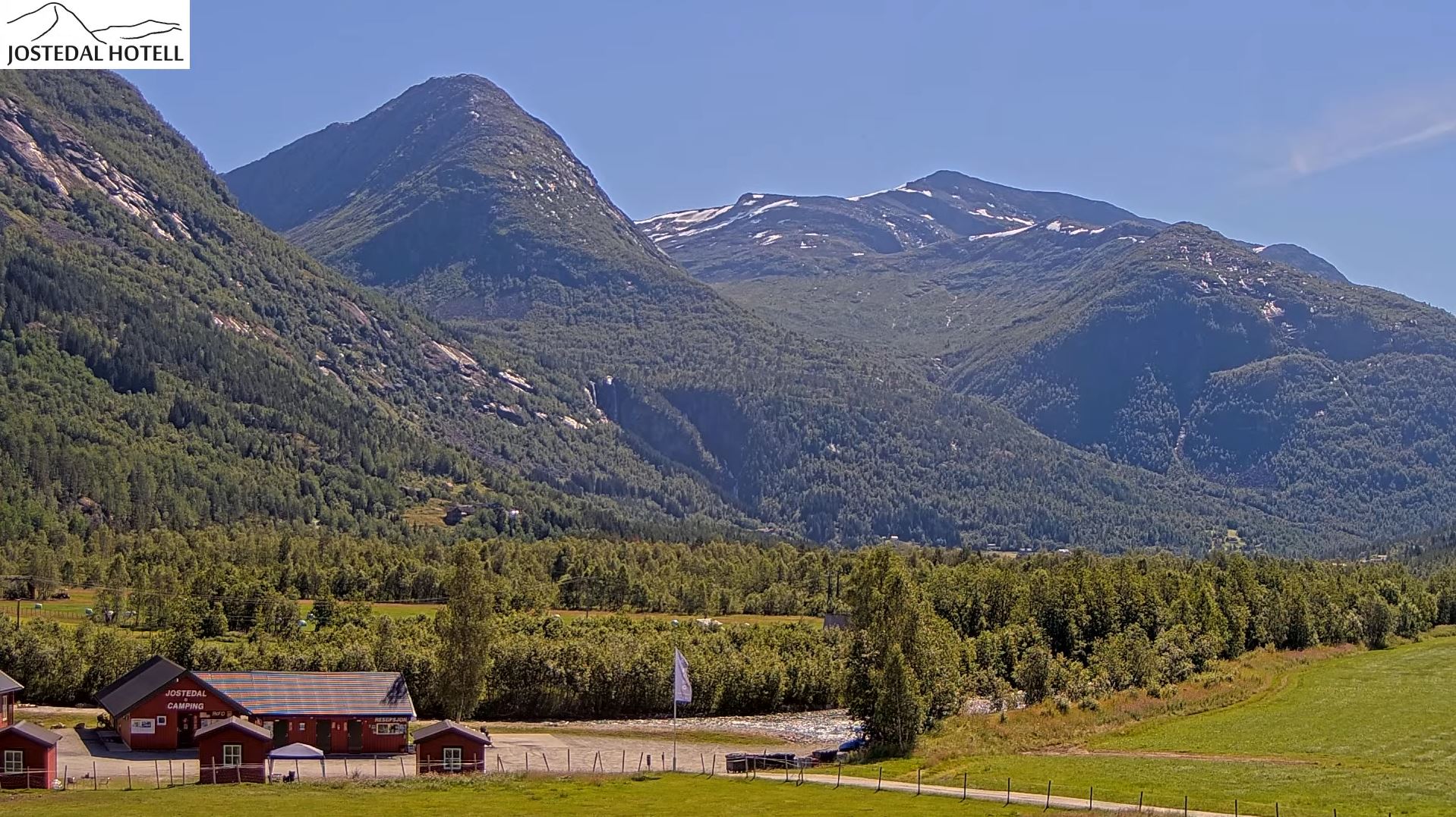 Webcam en direct de Gjerde, Jostedalsvegen, Norvège
