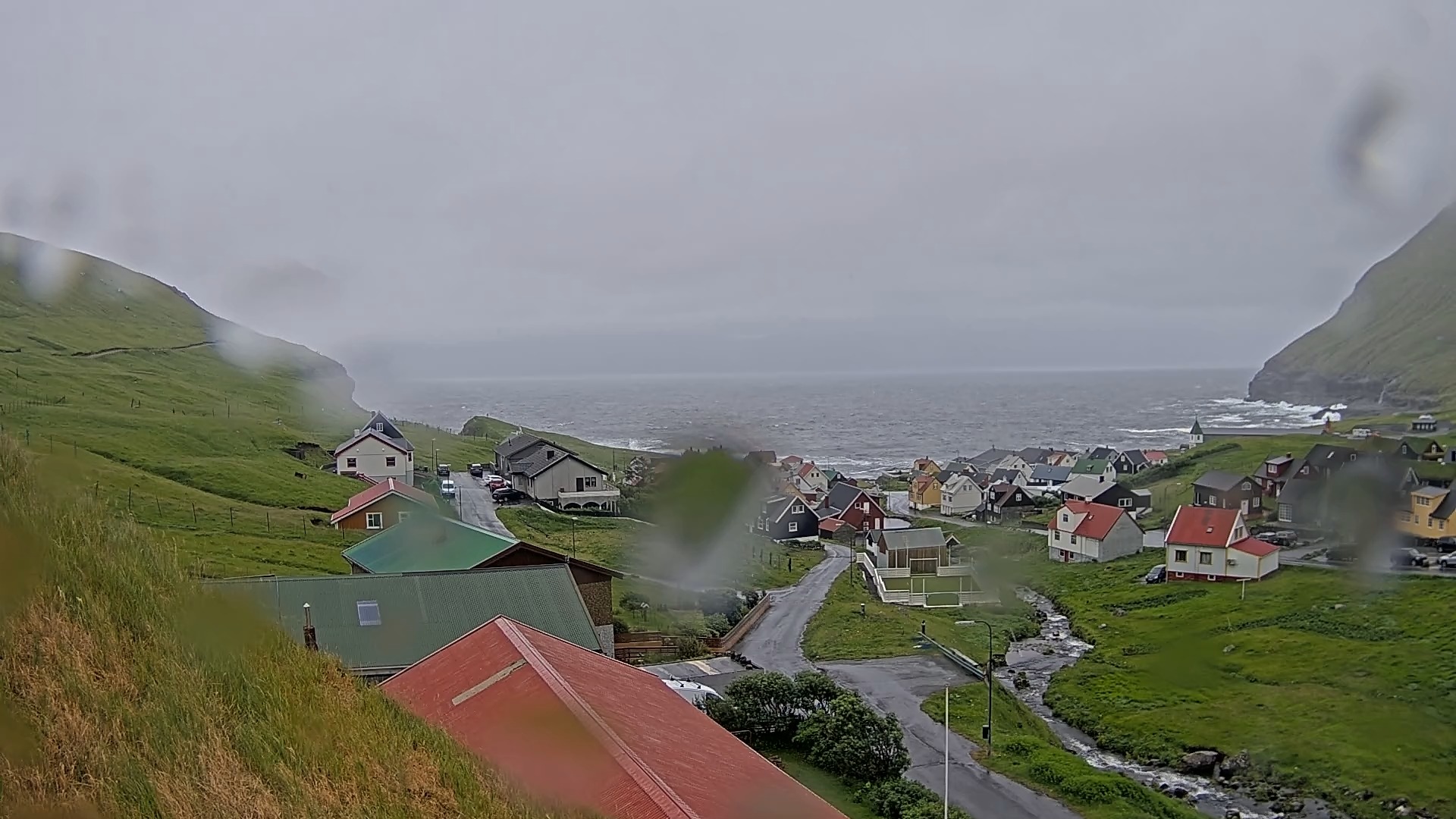 Webcam en direct de Gjogv, Île Féroé, Danemark