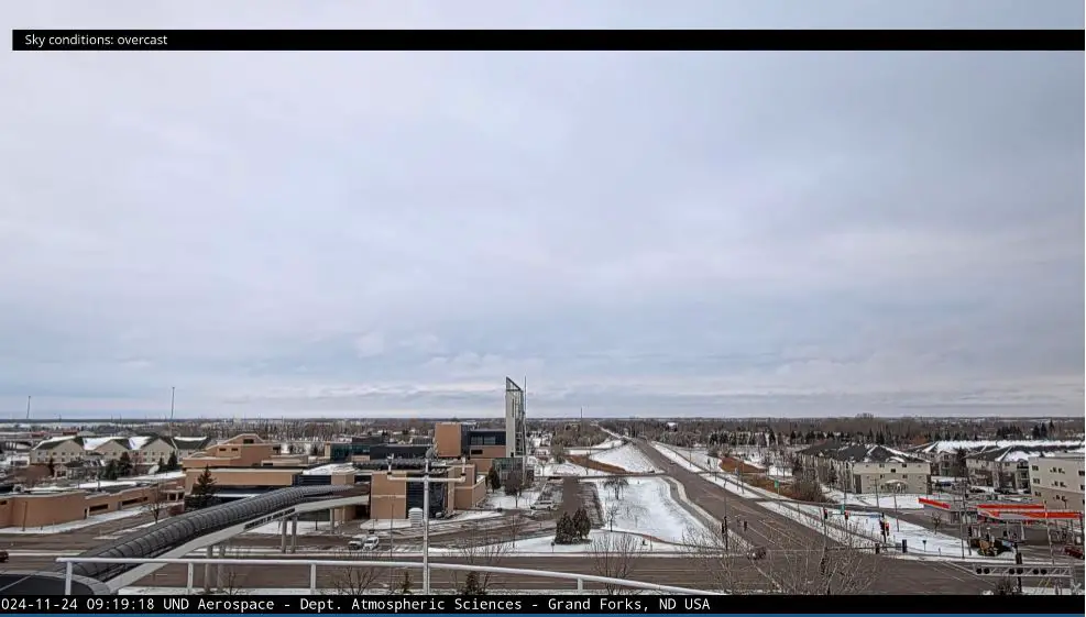 Webcam en direct de Grand Forks, Dakota du Nord, USA