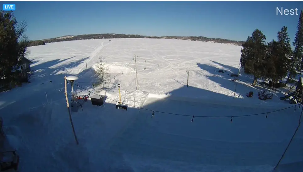 Webcam en direct de Gunflink Lake, Minnesotta, USA