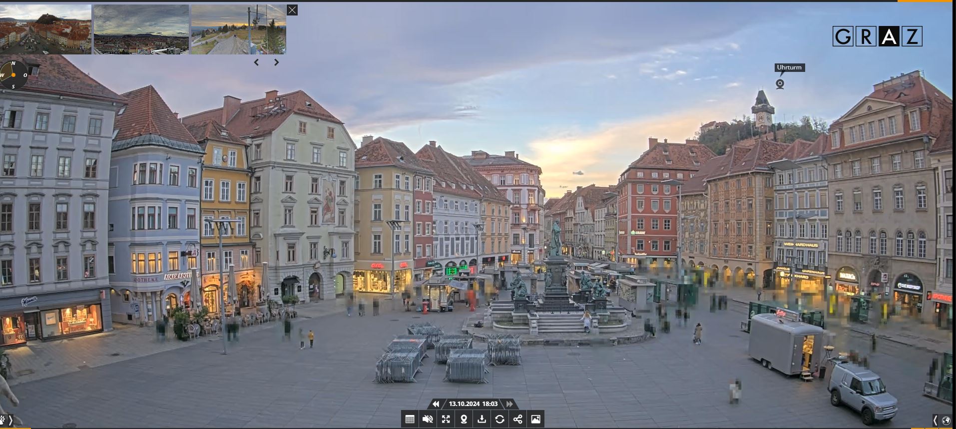 Webcam en direct de Graz, Styrie, Autriche