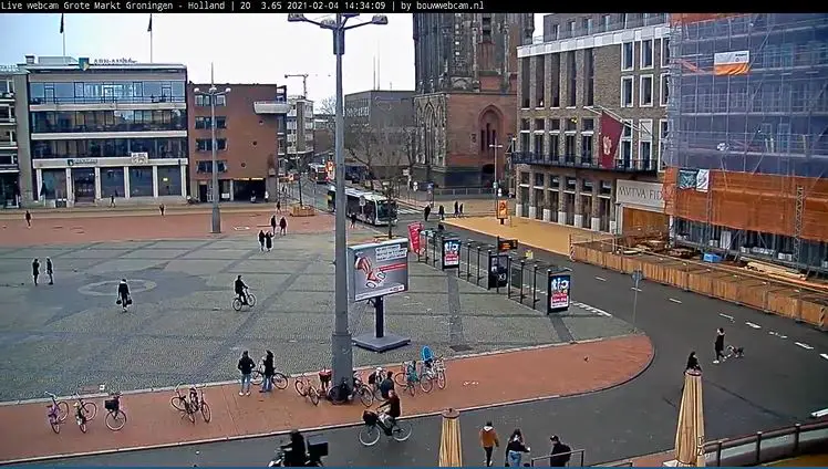 Webcam en direct de Groningen, Hollande-Septentrionale, Pays-Bas