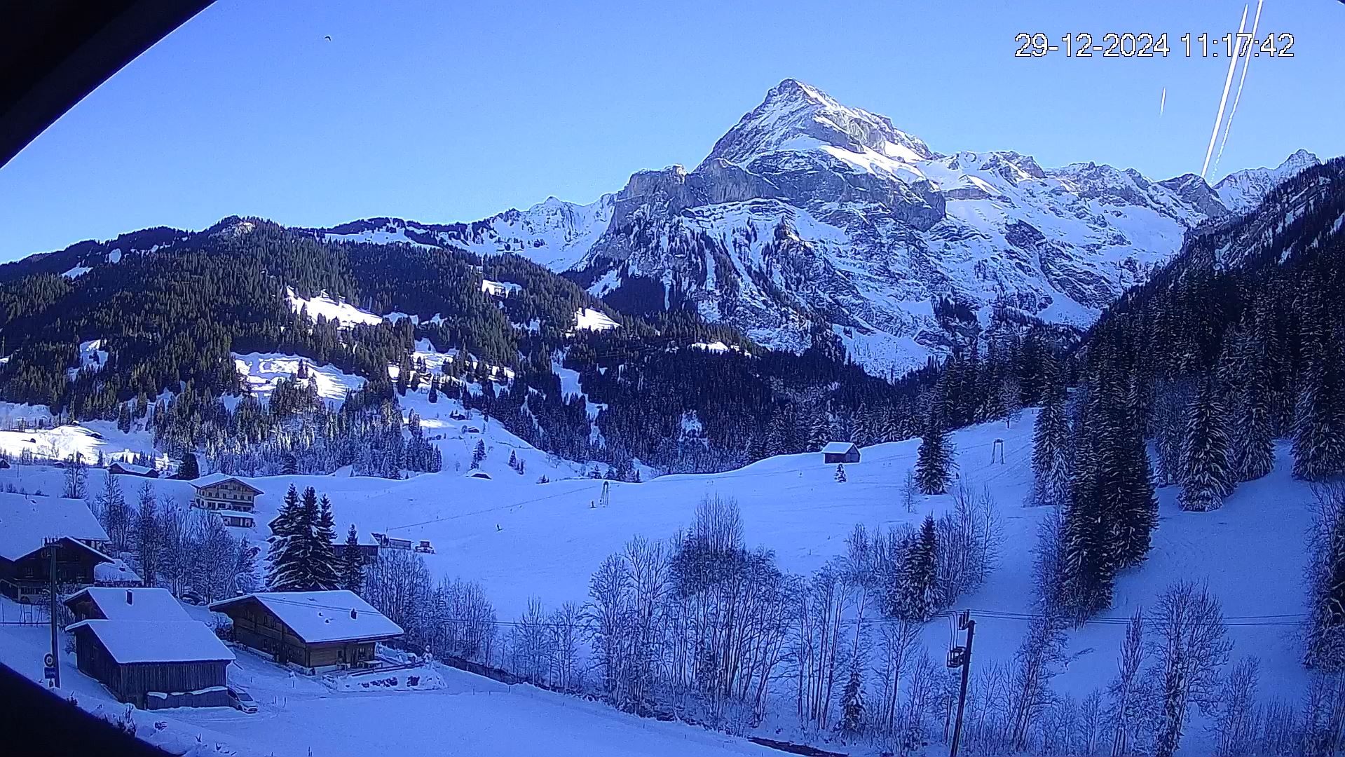 Webcam en direct de Gsteig bei Gstaad, Berne, Suisse