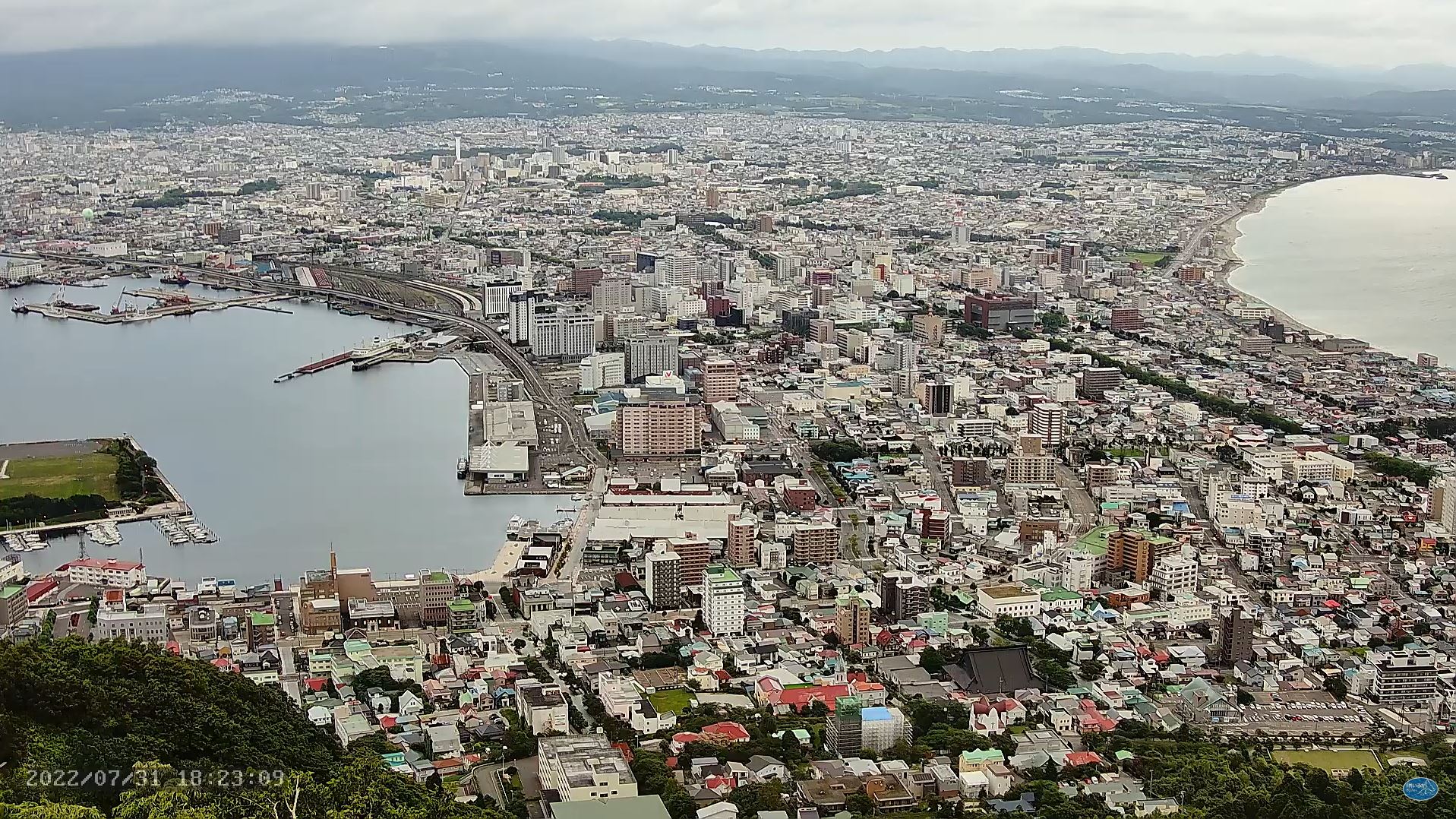 Webcam en direct de Hakodate, Hokkaido, Japon