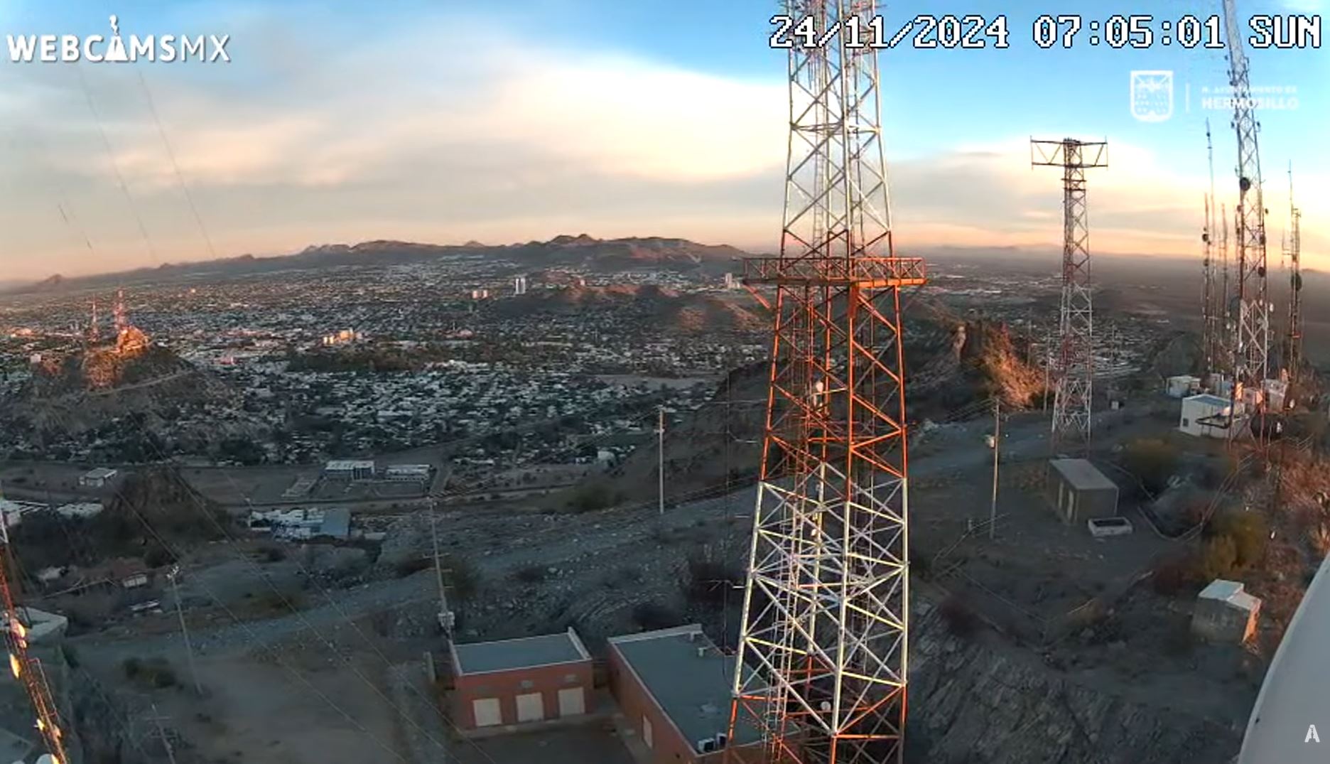 Webcam en direct de Hermosillo, Sonora, Mexique