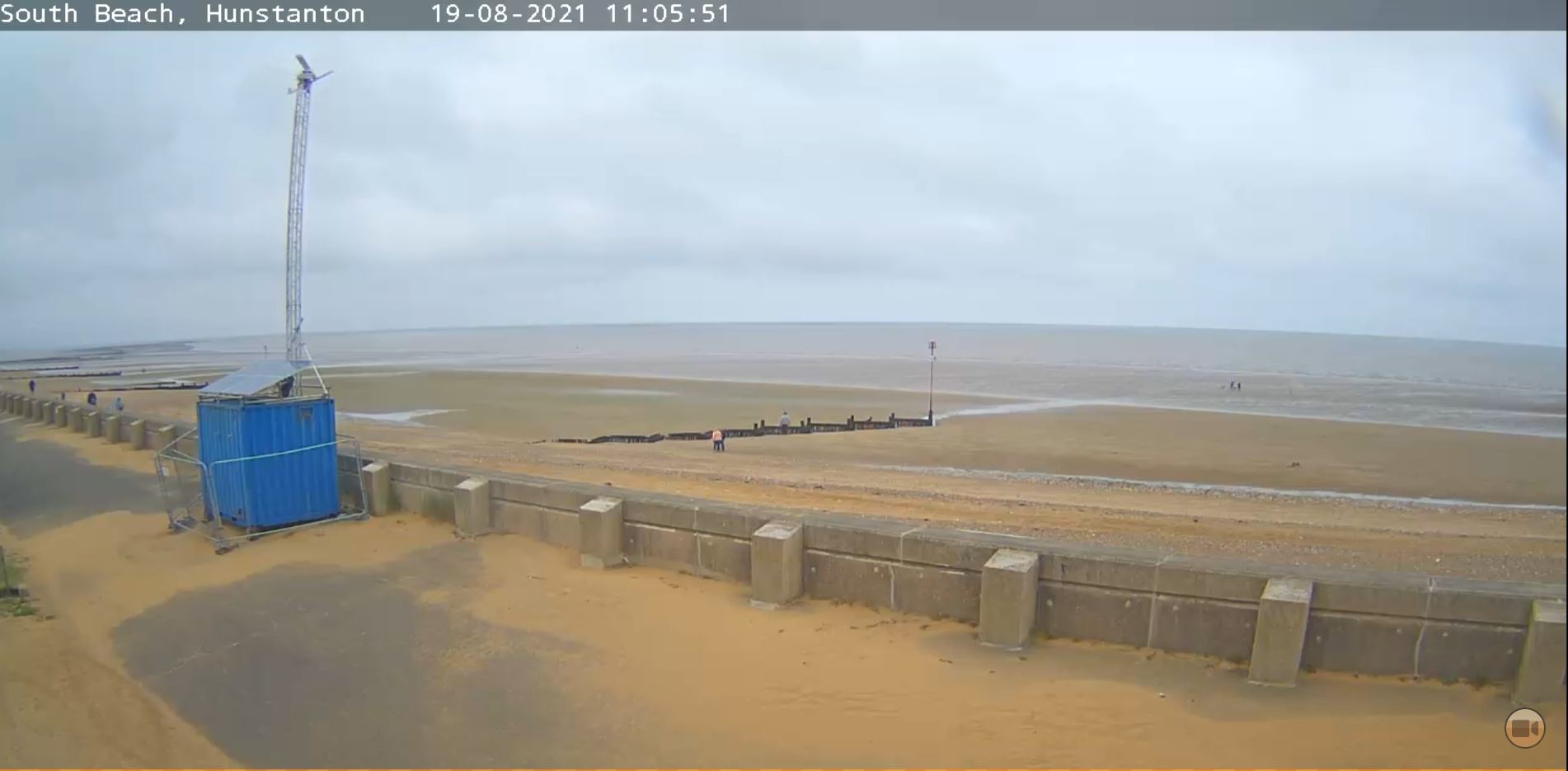 Webcam en direct de Hunstanton, Norfolk, Angleterre